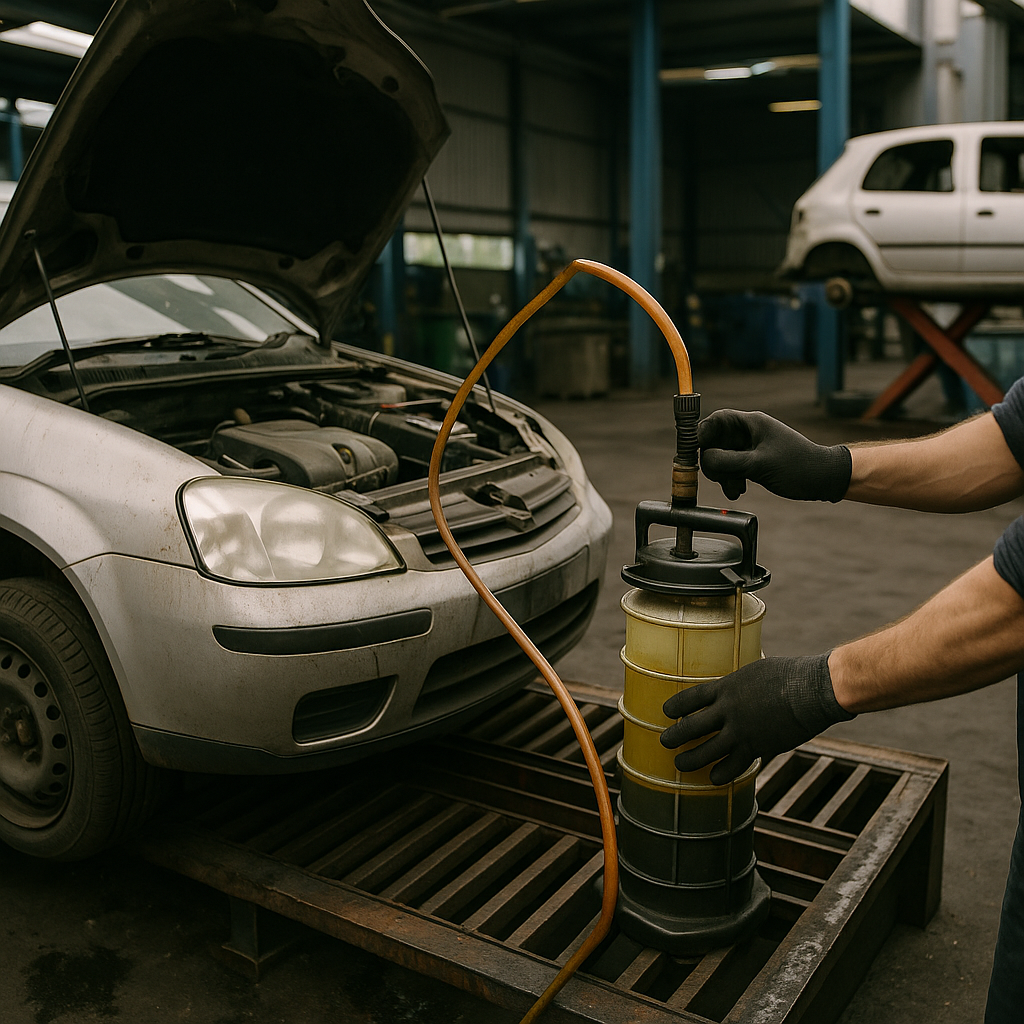 Airbags et liquides dangereux : comment sont traités les VHU