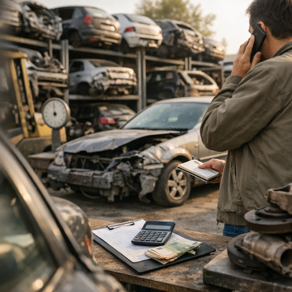 Prix, rachat et frais : à quoi s’attendre avant d’appeler une casse