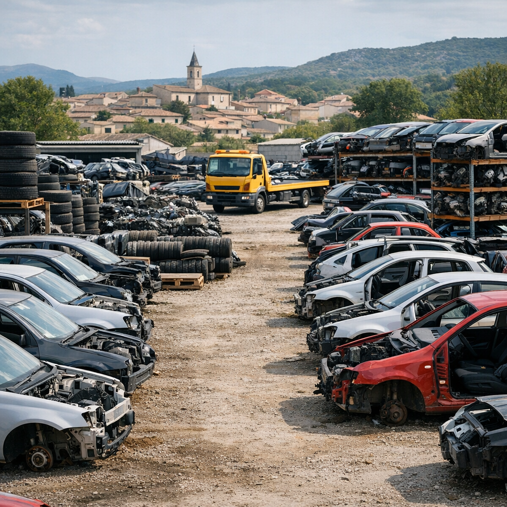 La Casse auto à Beaucaire : pièces, épaves et VHU