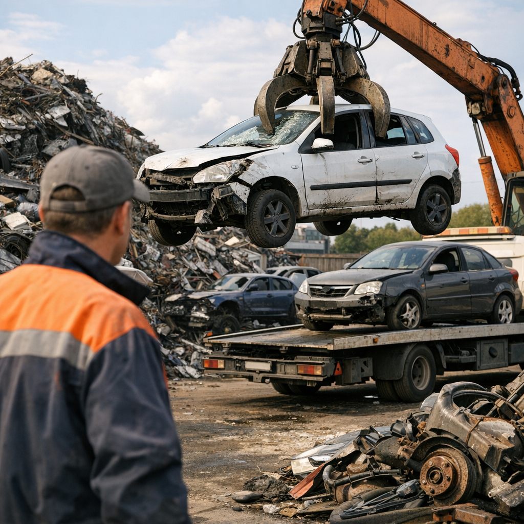 Prix et enlèvement VHU : quel coût pour mettre une voiture à la casse ?
