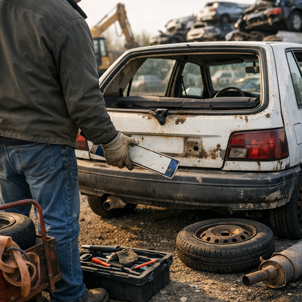 4. Préparer la mise à la casse de votre voiture