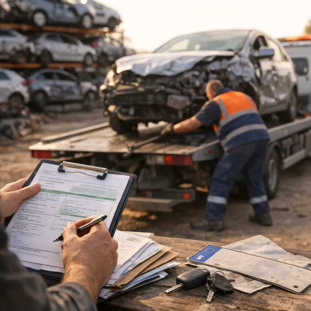 4. Devis, enlèvement d’épave et certificat&nbsp;: les démarches à prévoir