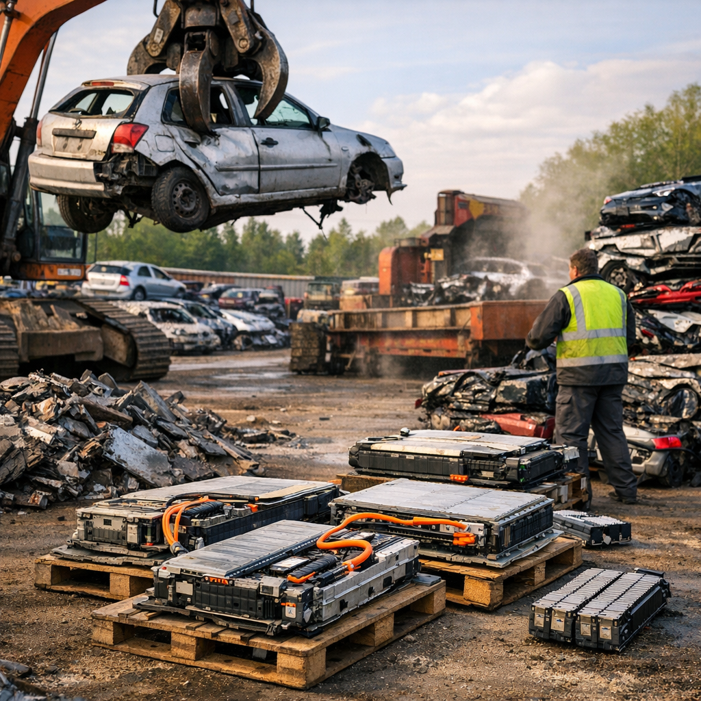 Reprise d’épave, destruction VHU et batteries électriques : les points à vérifier
