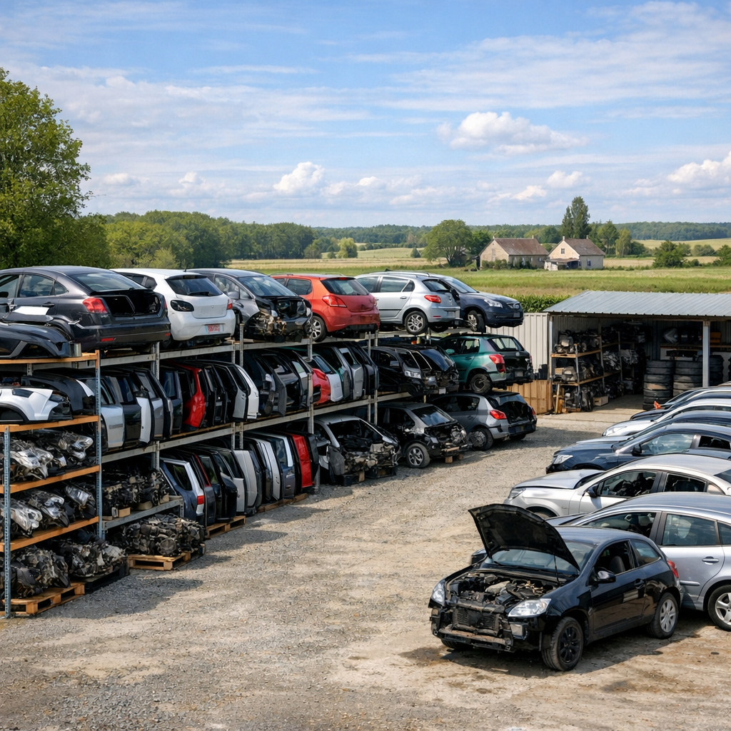 Une Casse Auto à Gièvres aide à trouver des pièces et une reprise VHU
