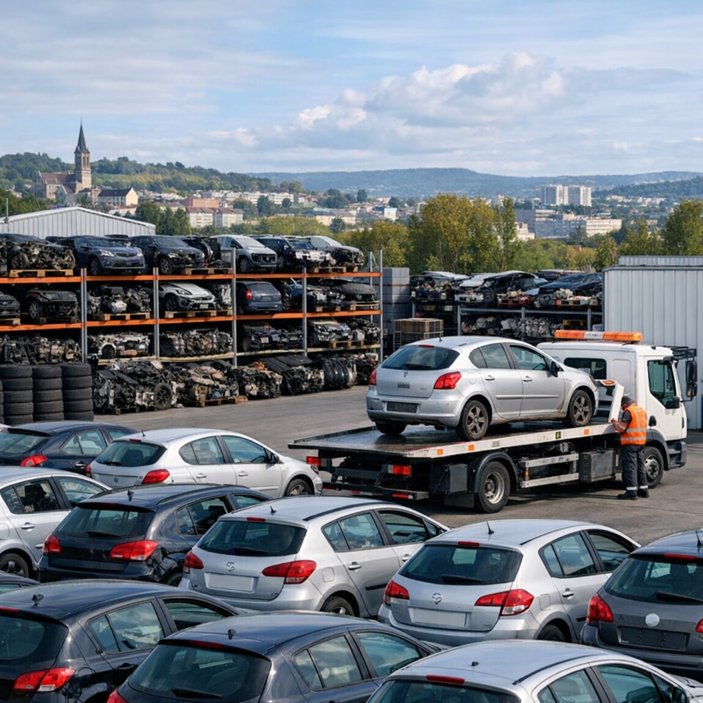 Une Casse Auto à Limoges doit vous remettre les bons papiers