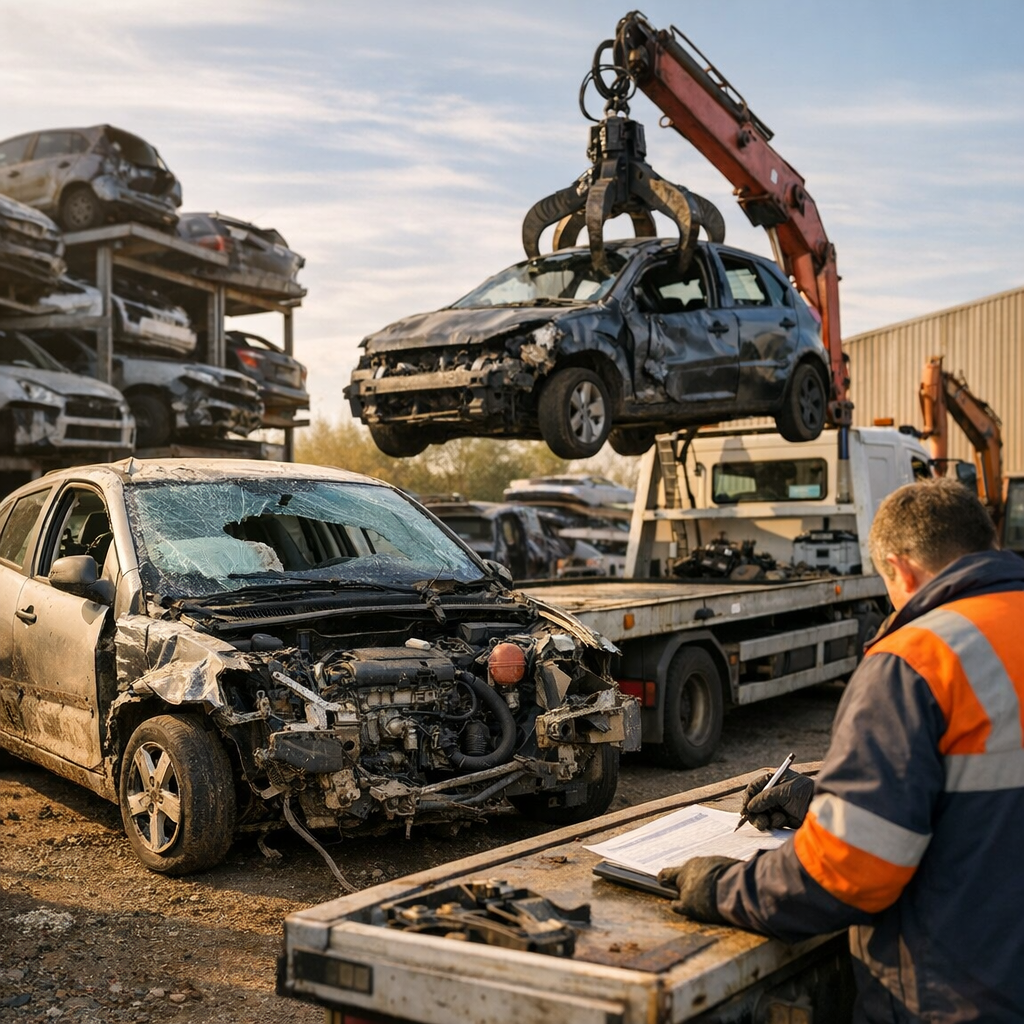 4. Véhicule hors d’usage à Lomme&nbsp;: destruction, enlèvement et certificat de cession
