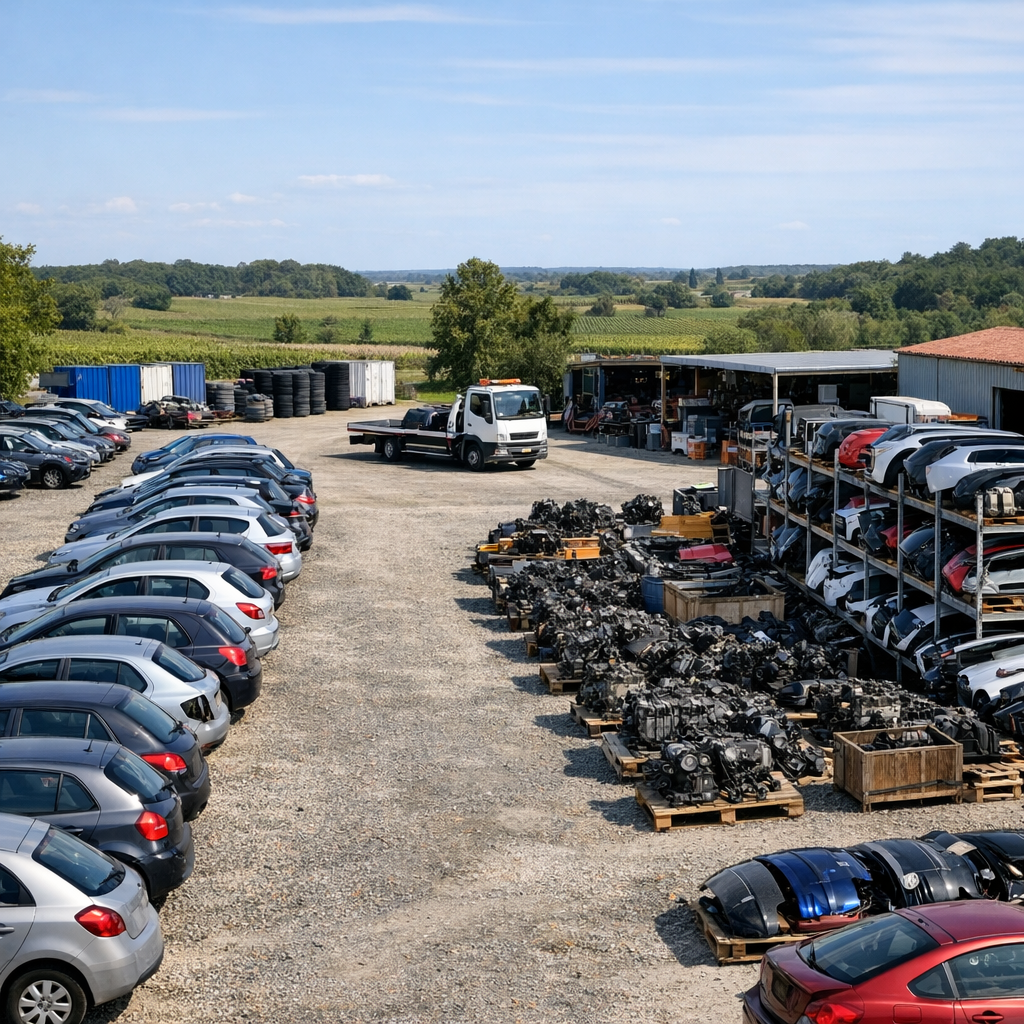 Une Casse Auto Médoc sérieuse se vérifie avant le devis