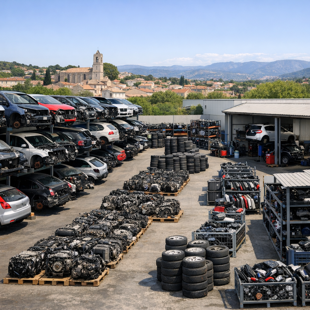 Les casses auto à Montpellier et aux alentours : pièces et VHU