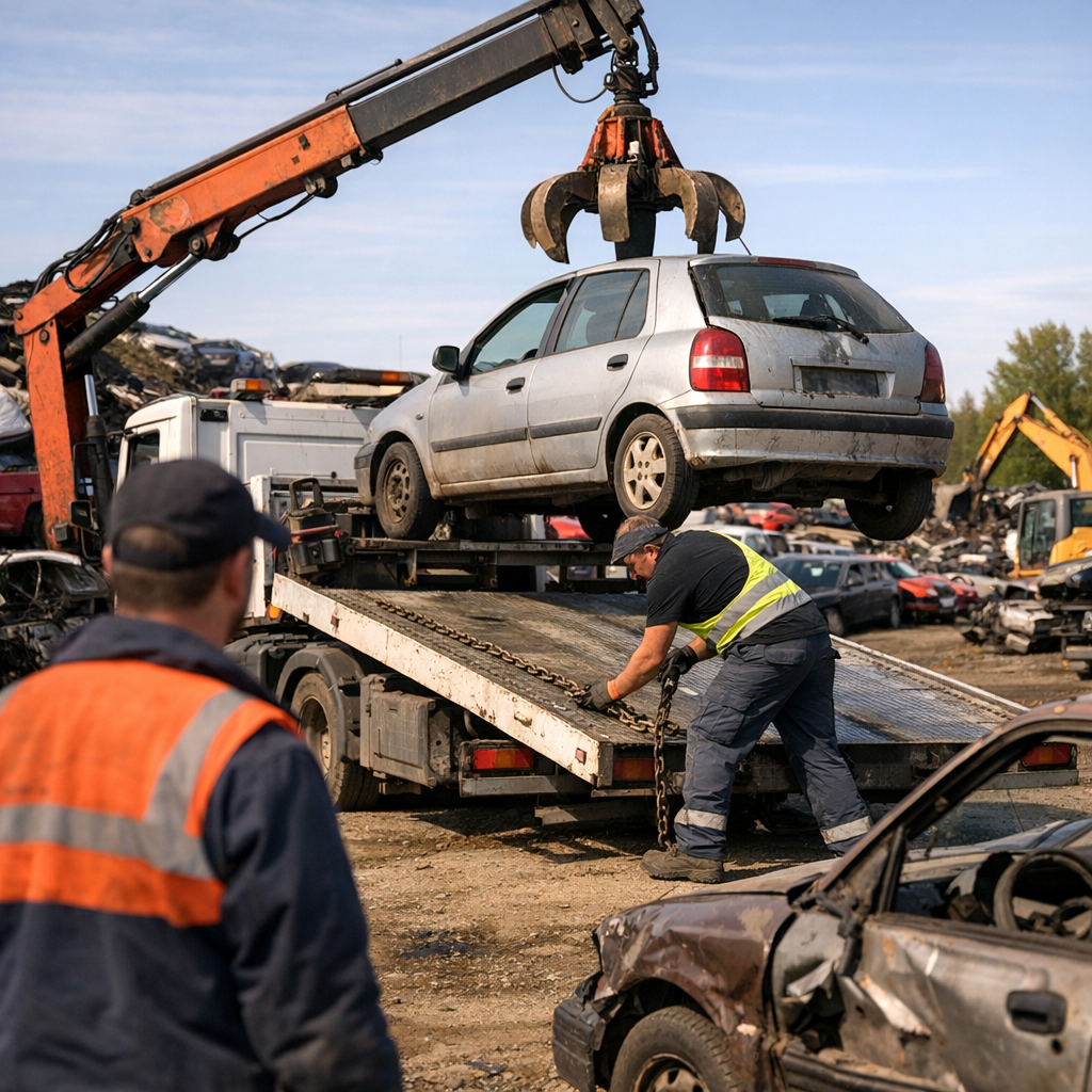 Mettre son véhicule à la casse&nbsp;: cas concret d’un enlèvement à Bétheny