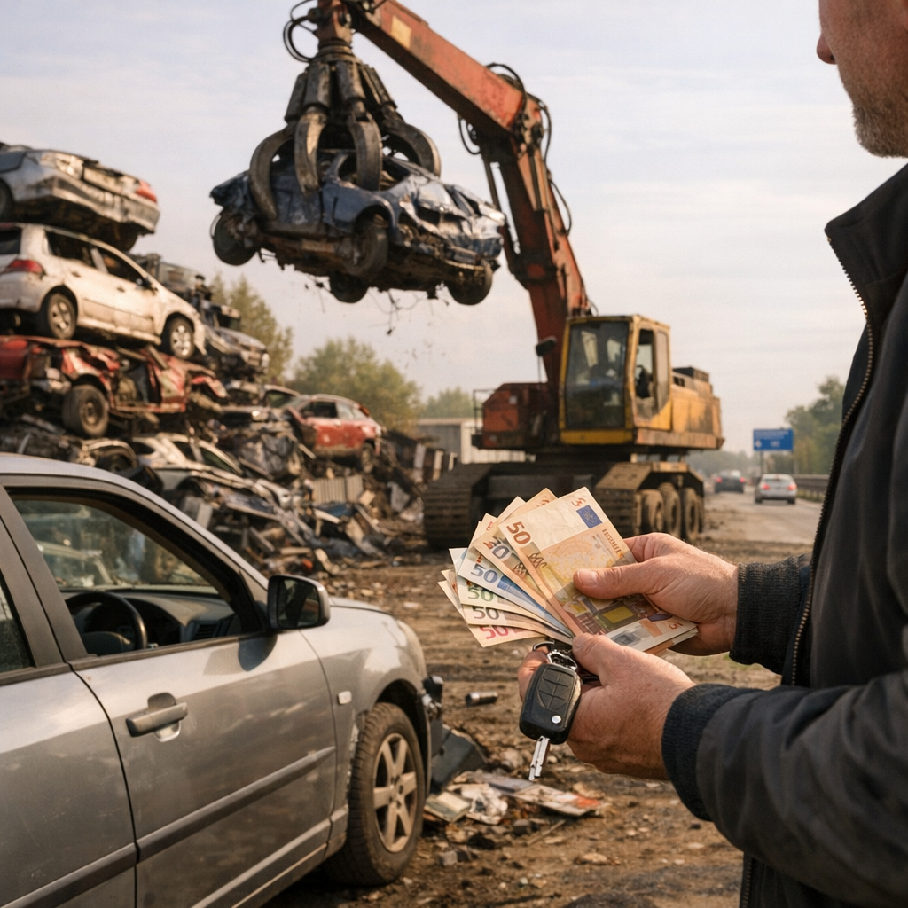 Quel prix pour mettre une voiture à la casse près de la RN3 ?