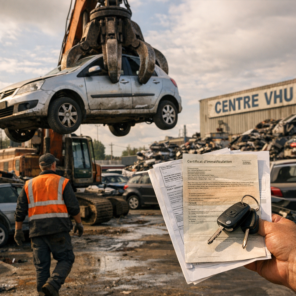 3. Mettre une voiture à la casse à Stains&nbsp;: prix, documents et centre VHU