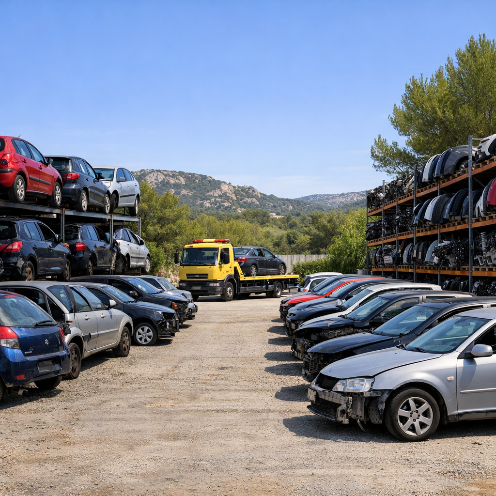 La Casse Auto dans le Var 83 : pièces, épaves et coûts
