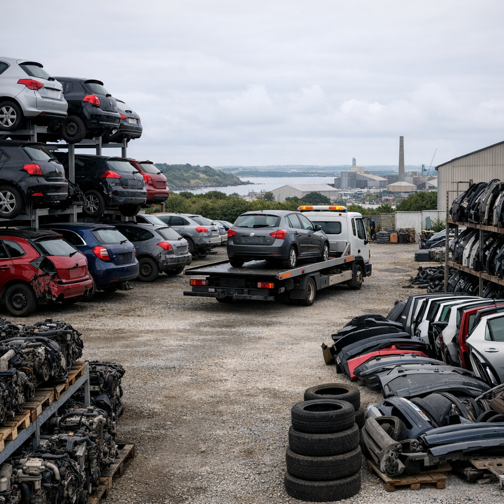 La Casse automobile à Guipavas : pièces, VHU et épave
