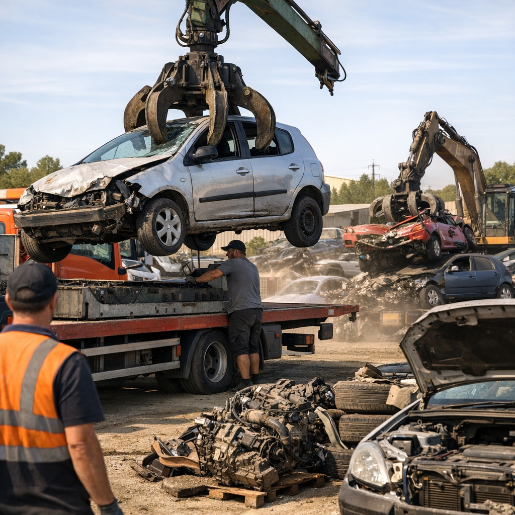 Comment se déroule l'enlèvement ou la destruction VHU à Monteux ?