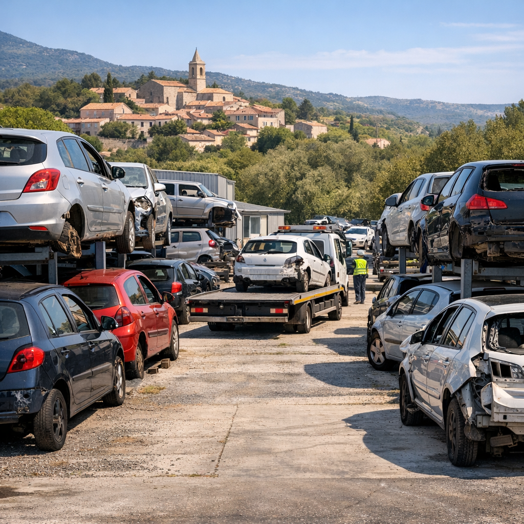 Une Casse automobile à Sorgues : pièces, VHU et enlèvement