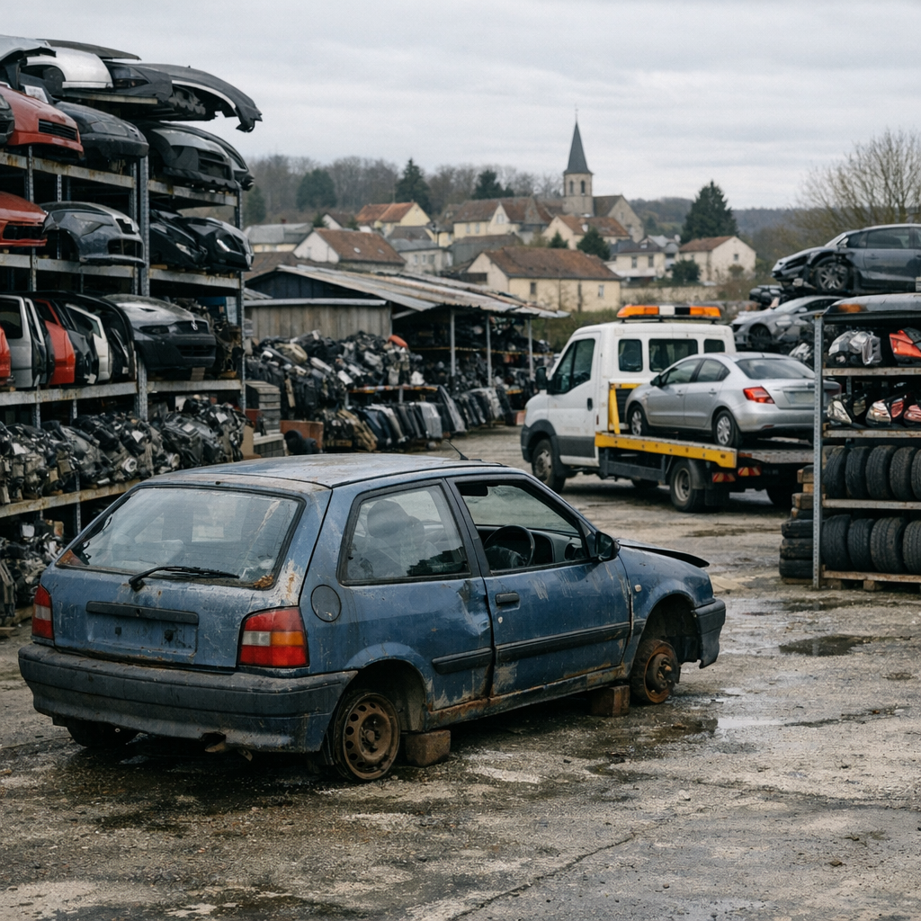 La Casse automobile à Vitré : pièces, épaves et dépannage