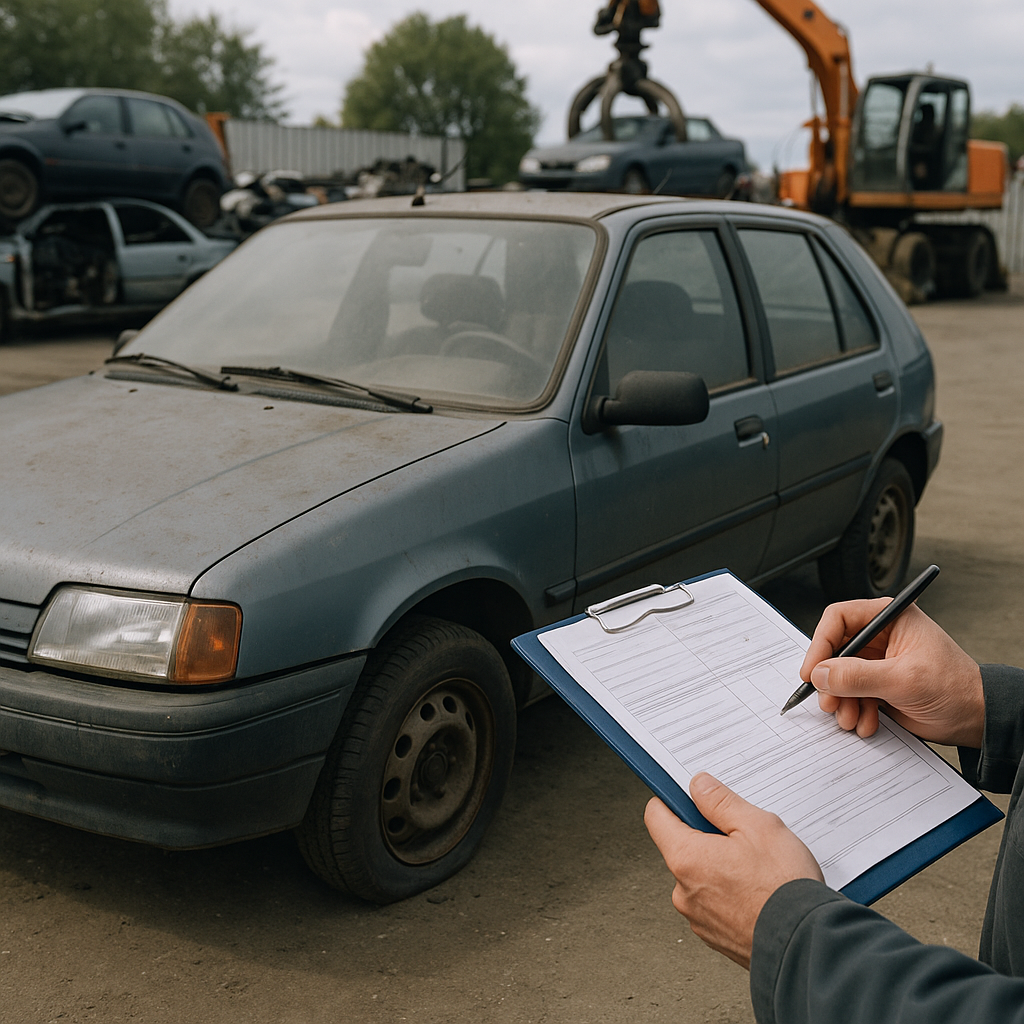 Comment céder pour destruction une voiture achetée mais jamais immatriculée
