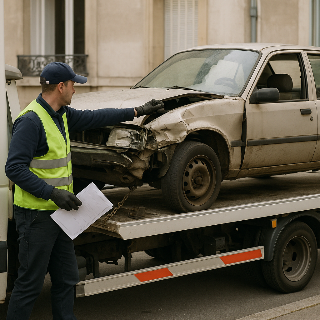 Comment obtenir une facture ou attestation d'enlèvement d'épave