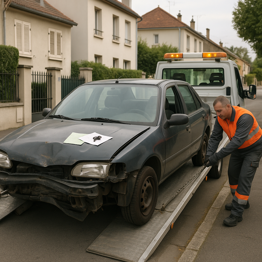 Comment préparer un véhicule avant passage de l'épaviste