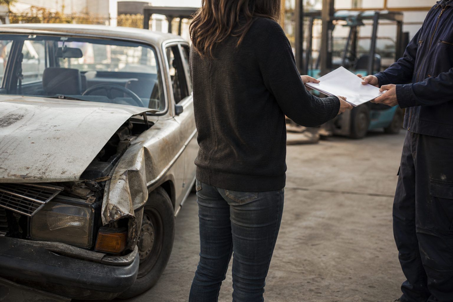 Véhicule hors d’usage : faire une déclaration de cession pour destruction