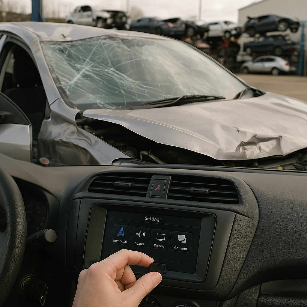 Destruction automobile et protection des données du GPS