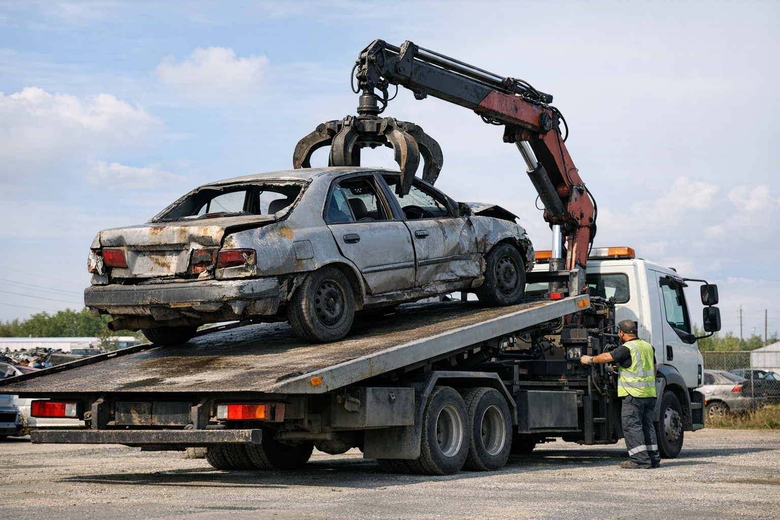 Enlèvement d'épave : démarches et bons réflexes