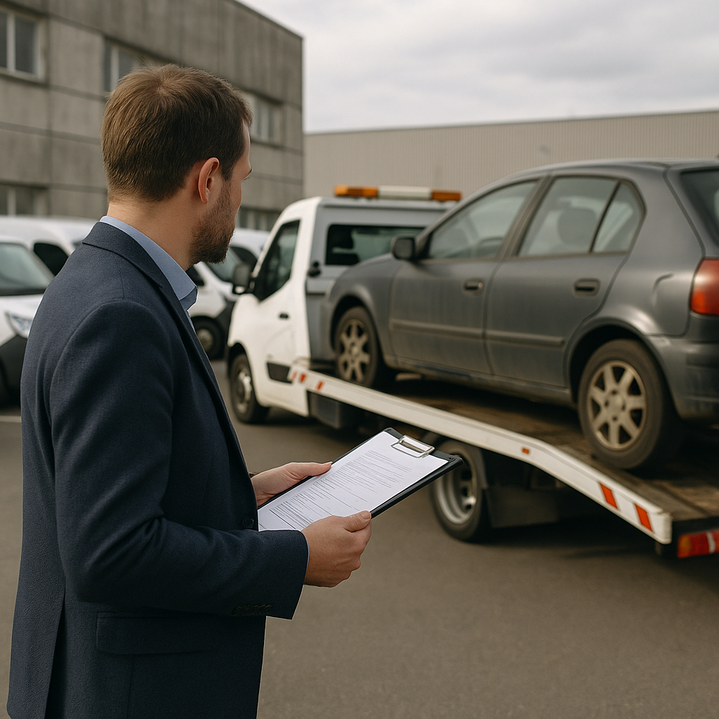 Enlèvement d’épave gratuit pour flotte automobile professionnelle