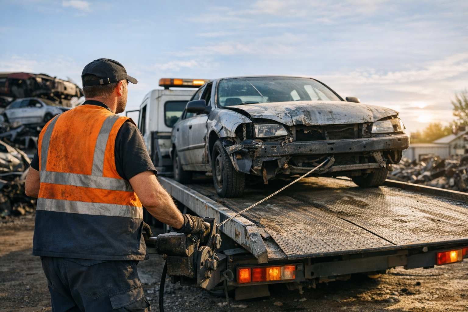 Enlever une épave avec un épaviste agréé VHU