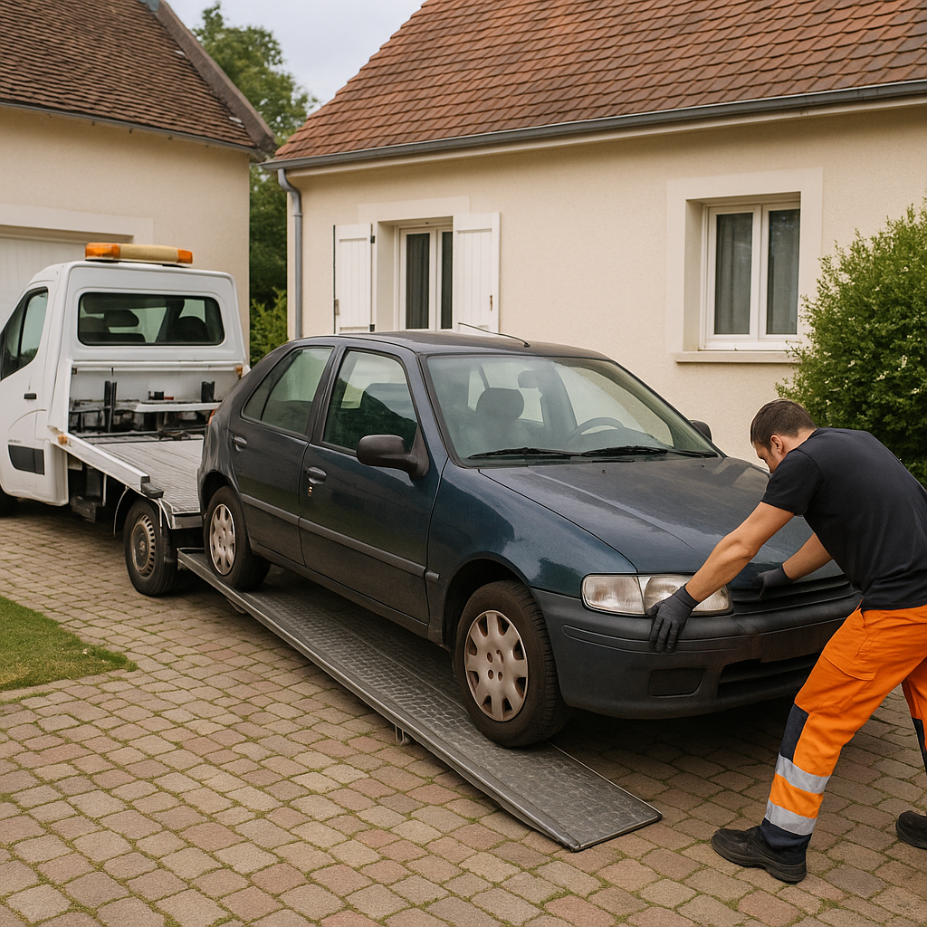 Épaviste agréé à domicile : comment prendre rendez-vous vite