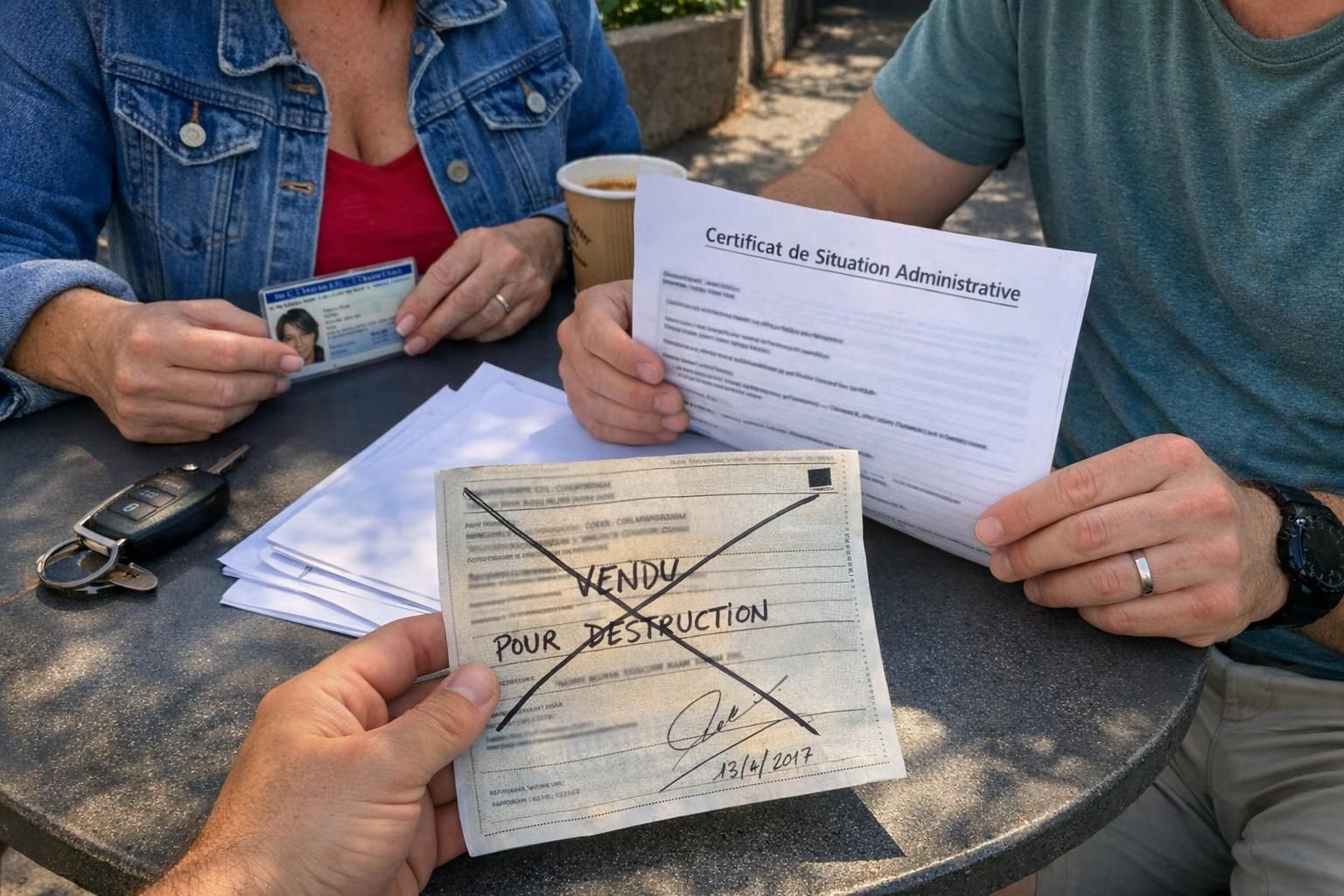 Documents à fournir pour faire enlever une épave sans blocage