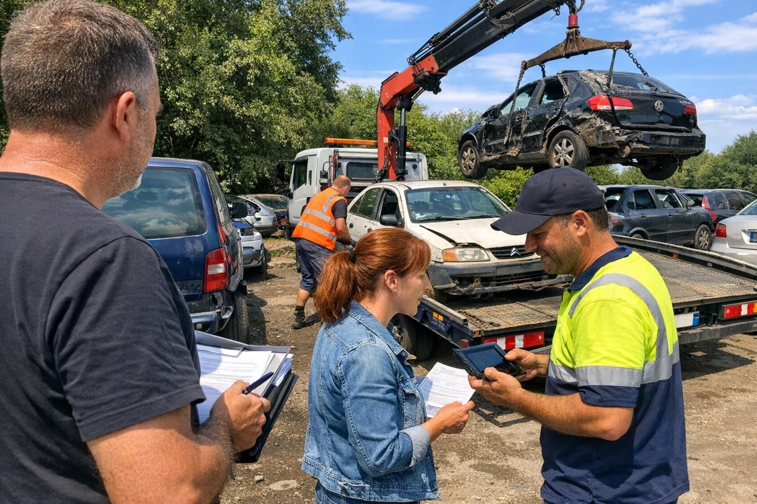 Faire enlever plusieurs épaves stock de véhicules sans perdre la traçabilité
