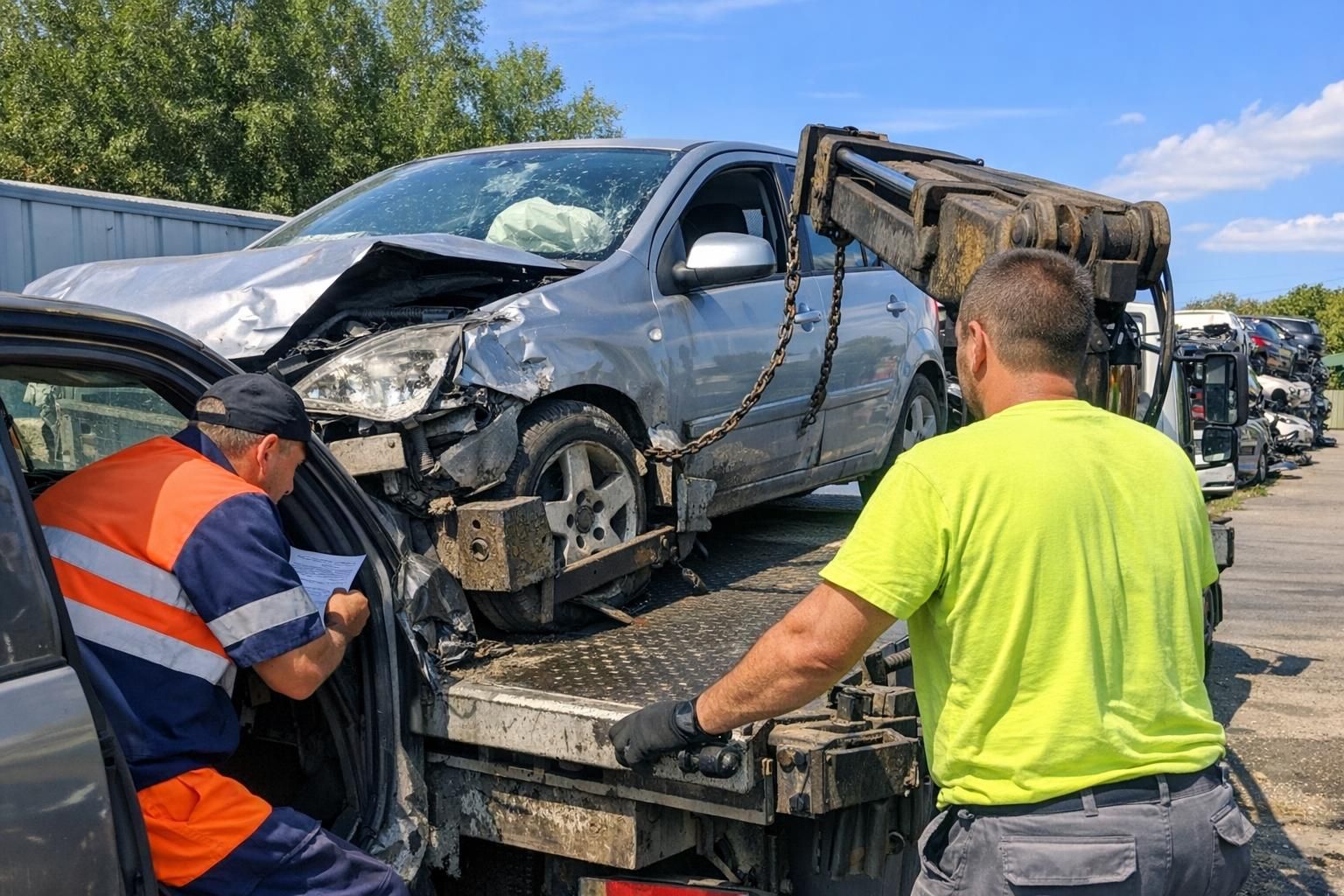 Voiture gagée enlèvement épave VHU : que bloque vraiment le dossier ?