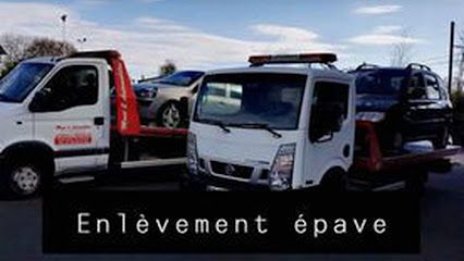 Épaviste enlèvement véhicule hors d'usage accidenté ou autres services remorquage dépannage