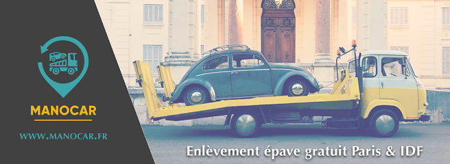 Manocar Enlèvement épave gratuit, épaviste agréé Paris