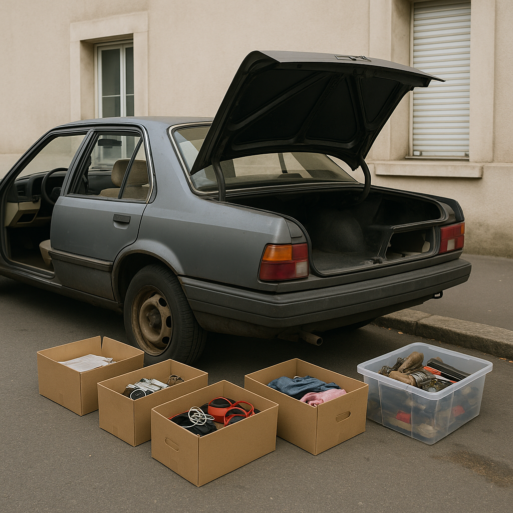 Que faire des objets personnels oubliés dans une voiture destinée à la casse