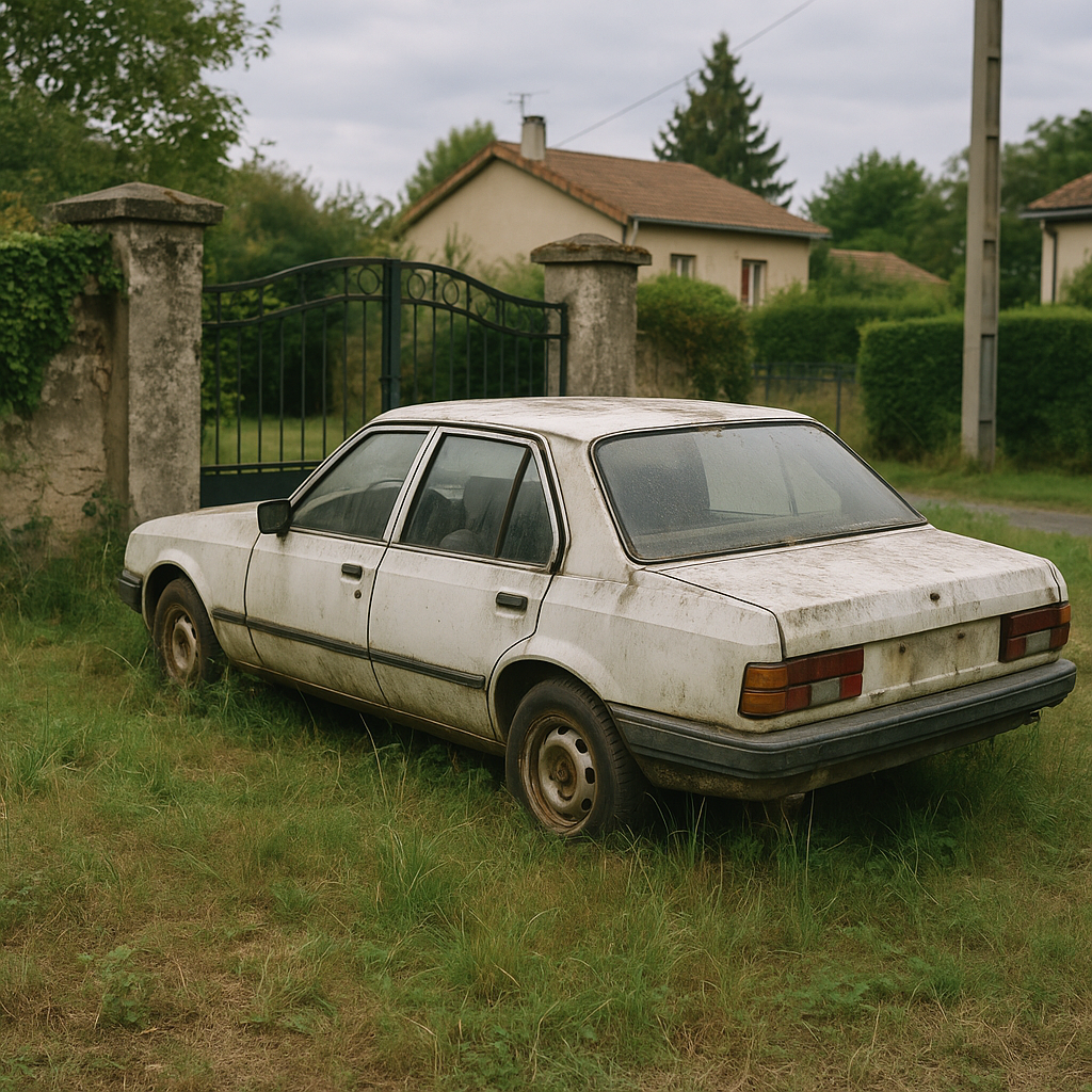 Qui appeler pour enlever une voiture abandonnée sur terrain privé ?