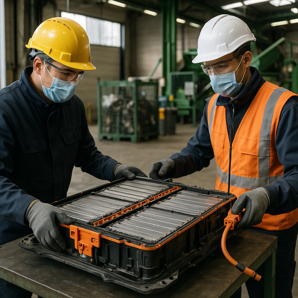 Recyclage batterie voiture électrique : comment ça fonctionne en France