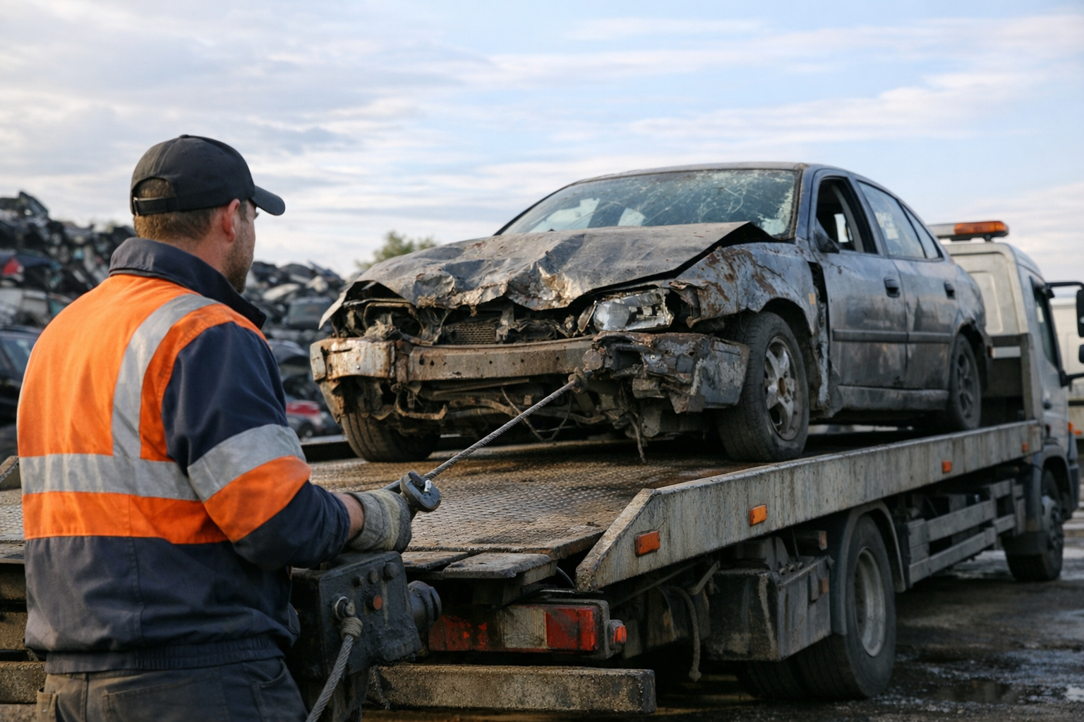 Voiture épave: les bons réflexes avant enlèvement